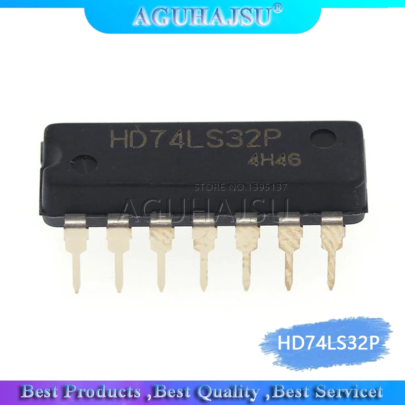 10PCS HD74LS32P DIP14 HD74LS32 DIP SN74LS32N DIP-14 74LS32 new and original IC | Электронные компоненты и