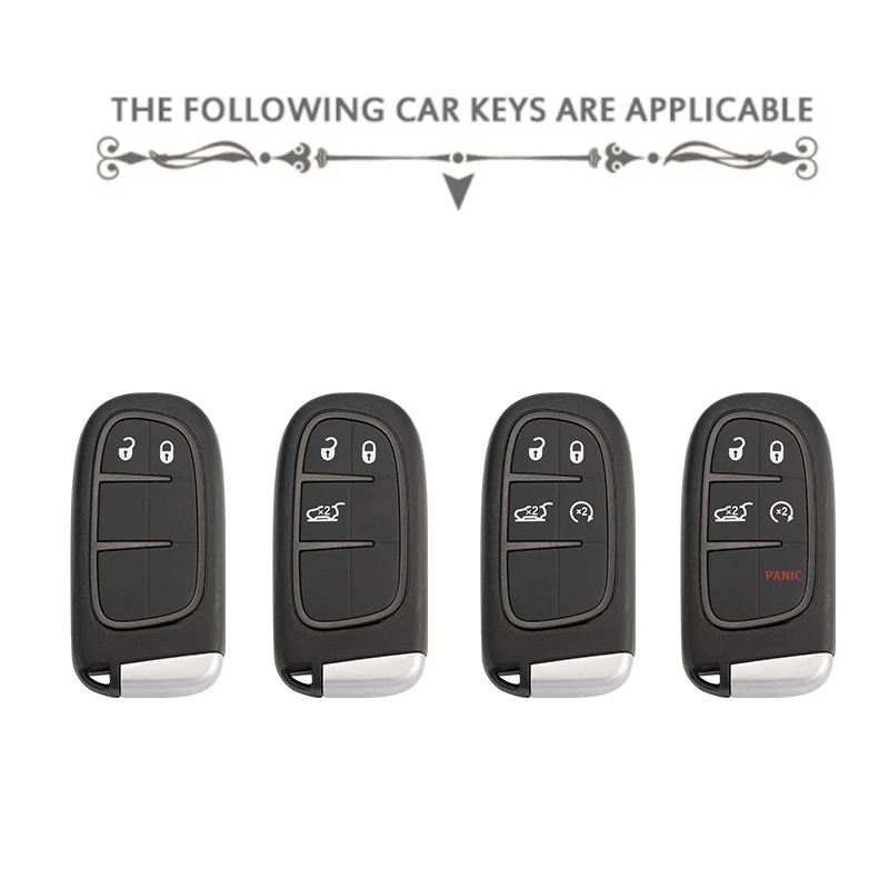 Автомобильный держатель для ключей, накладка на брелок, подходит для Jeep Compass, аксессуары для интерьера, чехол для ключей из алюминиевого сплава, Новинка