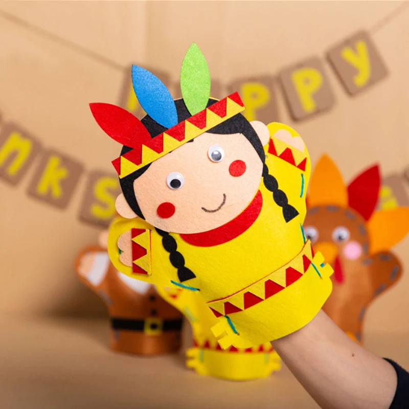 Saizhi DIY ремесла игрушка Нетканая ткань мультфильм ручная кукольная игрушка enducation практичный Творческий интеллект подарок Дети Швейные игрушки