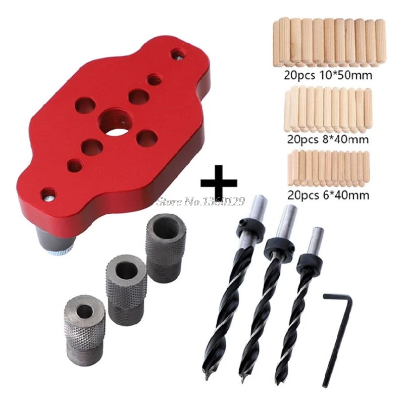 3 Деревообрабатывающий перфоратор, позиционер прямого отверстия, вертикальный дырокол для локатора, дырокол, столярные инструменты - Цвет: 3