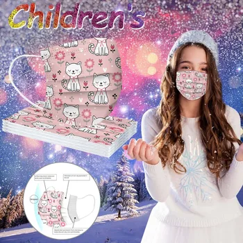 

Fast Delivery Children's Mouht Mask Disposable Face Mask Industrial 3ply Ear Loop Protective Breathable Dustproof Mascarillas
