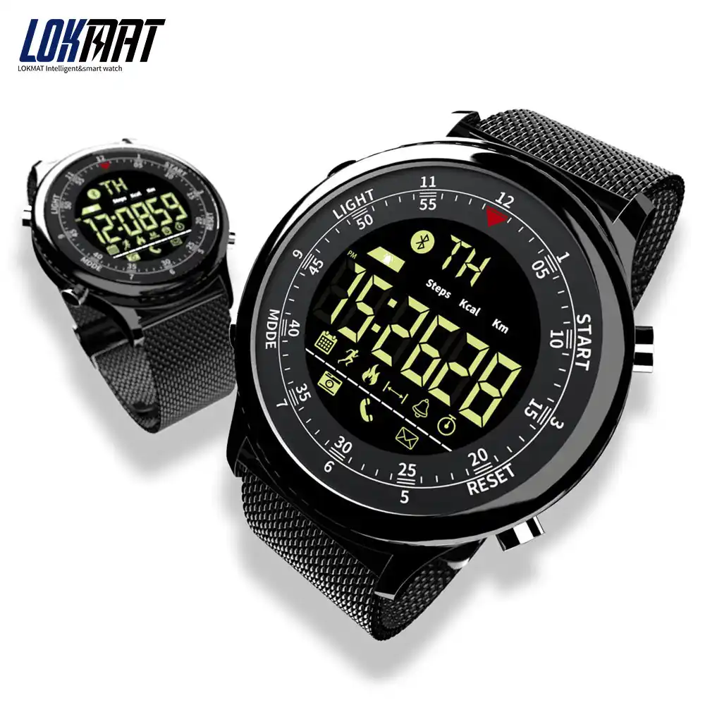 lokmat bluetooth smart watch