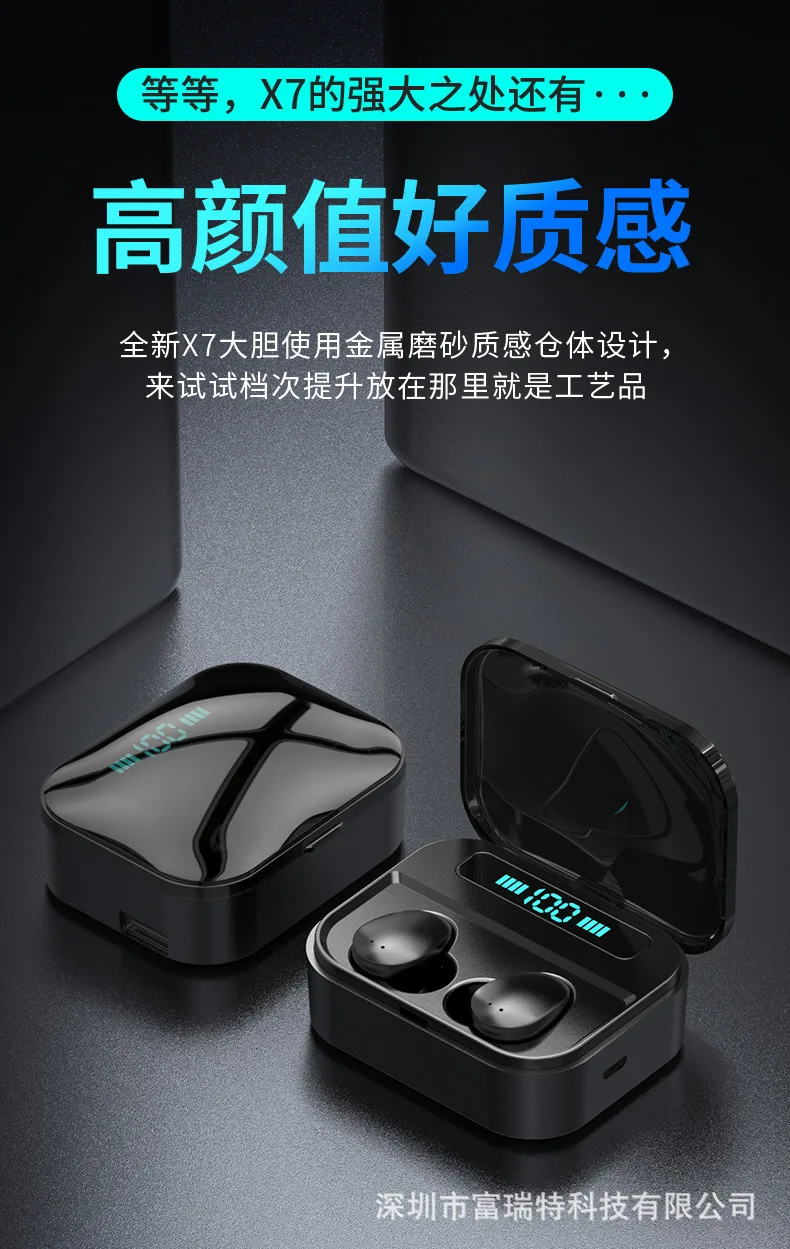 fio bluetooth 5.0 mini fones com microfone