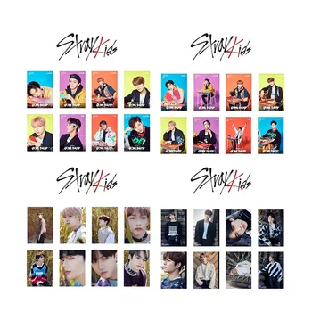 

8Pcs/Set Stray Kids Lomo Cards Self Made Photo Cards For Fans Collection Gift