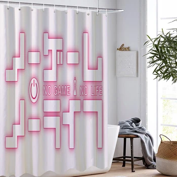 

Anime Cartoon Shower Curtains Colorful Waterproof Washable Home Textile For Kids Gift Bathroom Curtain Home Decor Shower Curtain