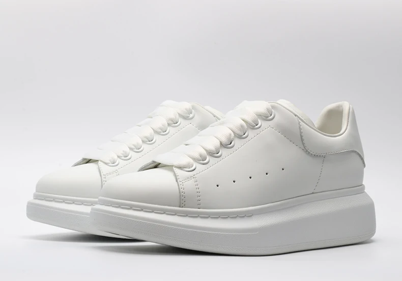 Белые женские кроссовки для бега; Повседневная модная спортивная обувь для мужчин; Роскошные Брендовые спортивные кроссовки для прогулок из натуральной кожи; женские кроссовки