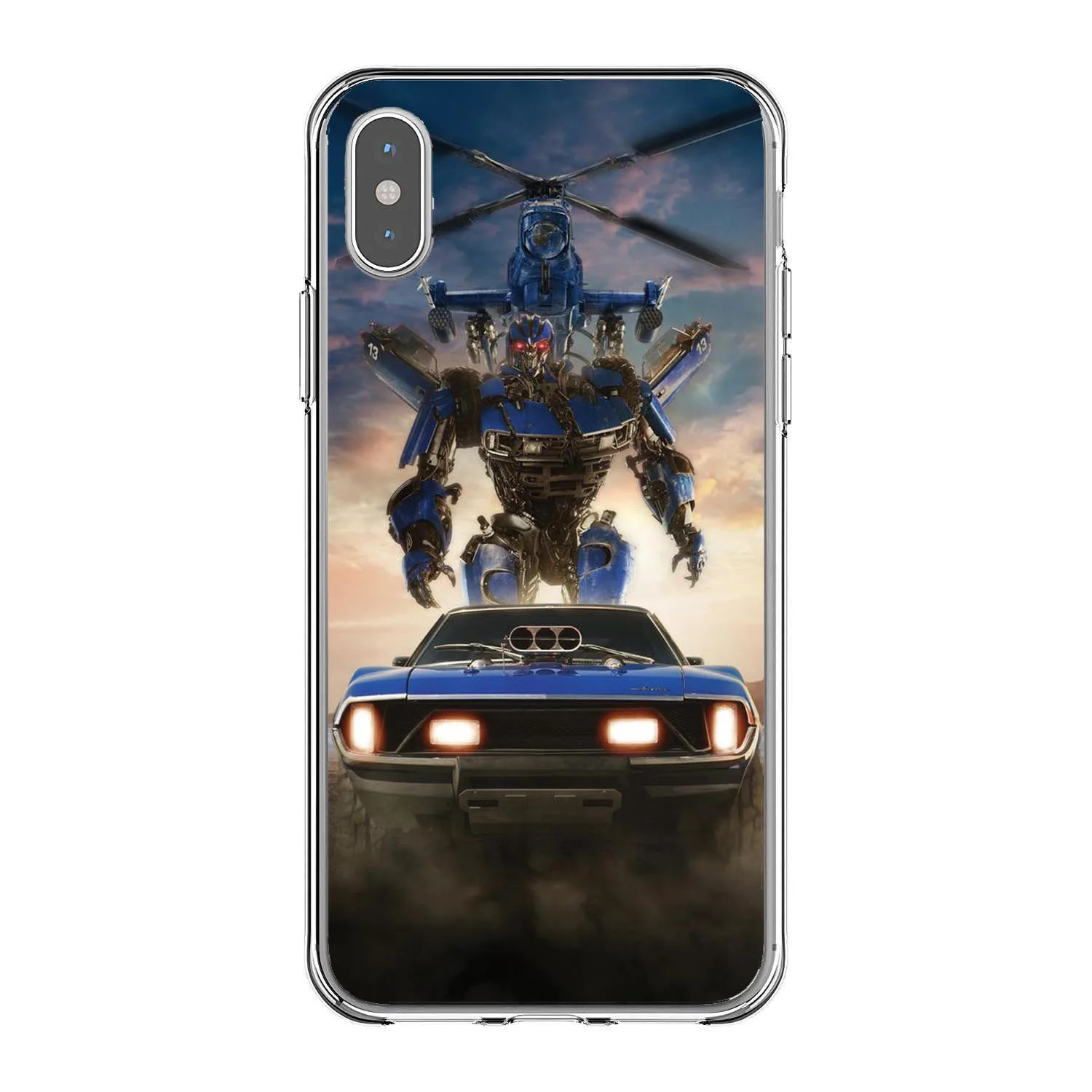 Симпатичные Трансформеры Bumblebee телефонные чехлы Чехол для iPhone X10 MAX 5s SE 6 6SPlus 7 8Plus Мягкий силиконовый чехол из ТПУ - Цвет: TPU
