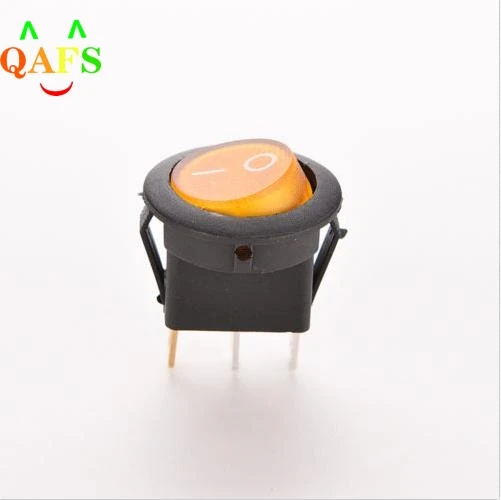 2PCS 12V 16A On/Off Yellow LED Lighted Round Rocker Switch Car Dash Dashboard Boat Truck Home | Автомобили и мотоциклы