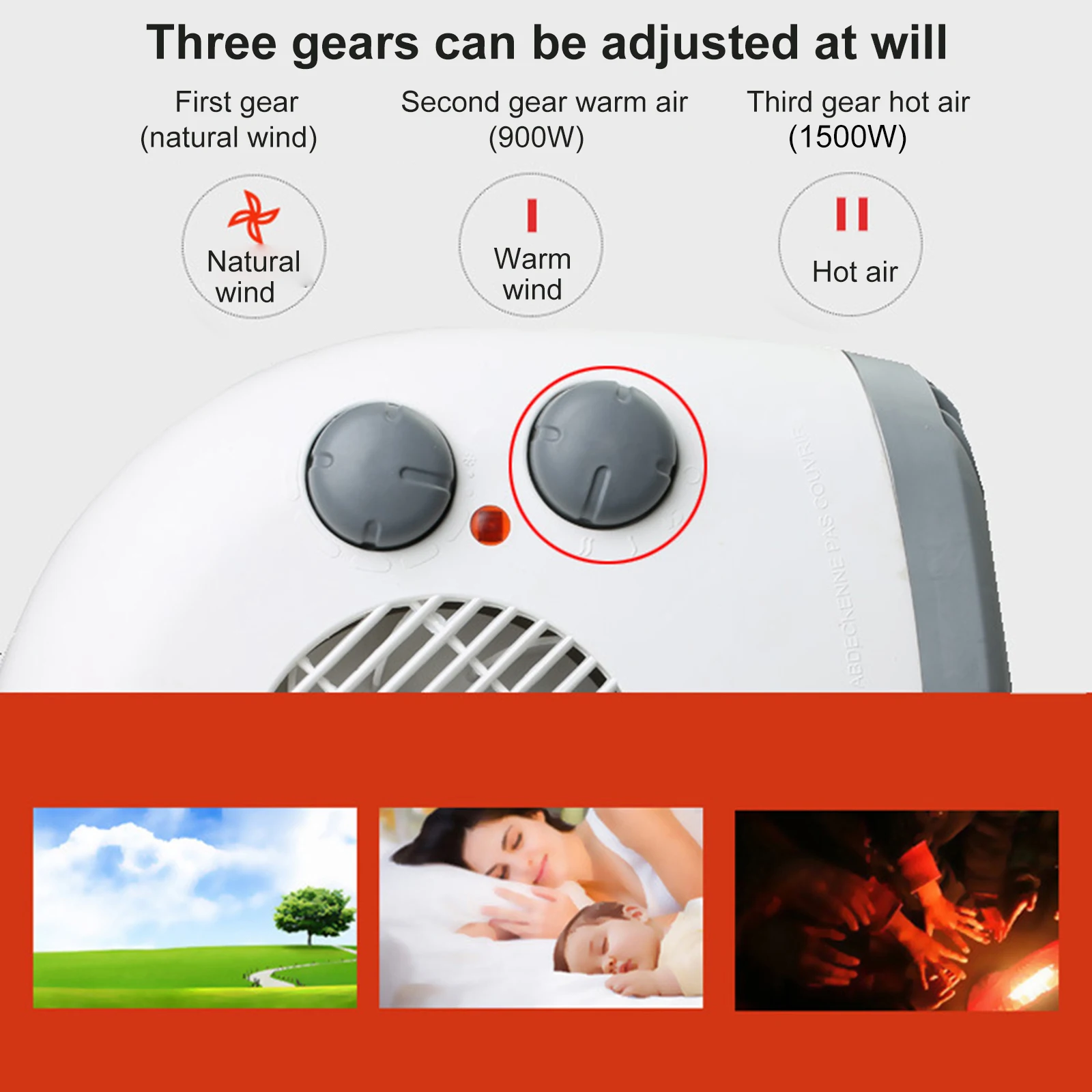 2-in-1 Electric Heater Cooler Portable Home Warmer Warm Air Blower Radiator  Fast Heating Fan For Home Office Use - Electric Heaters - AliExpress