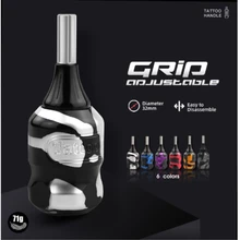 Удобный картридж Татуировки Ручка 32 мм регулируемый подходящий алюминиевый сплав ручка татуировки Трубка для картриджей Needlle