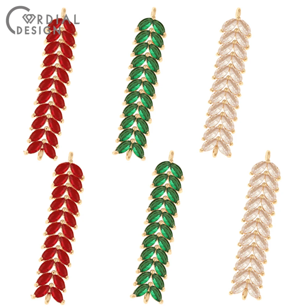 Cordial Design 20 шт. 8*40 мм ювелирные аксессуары/CZ амулеты/ювелирные изделия и