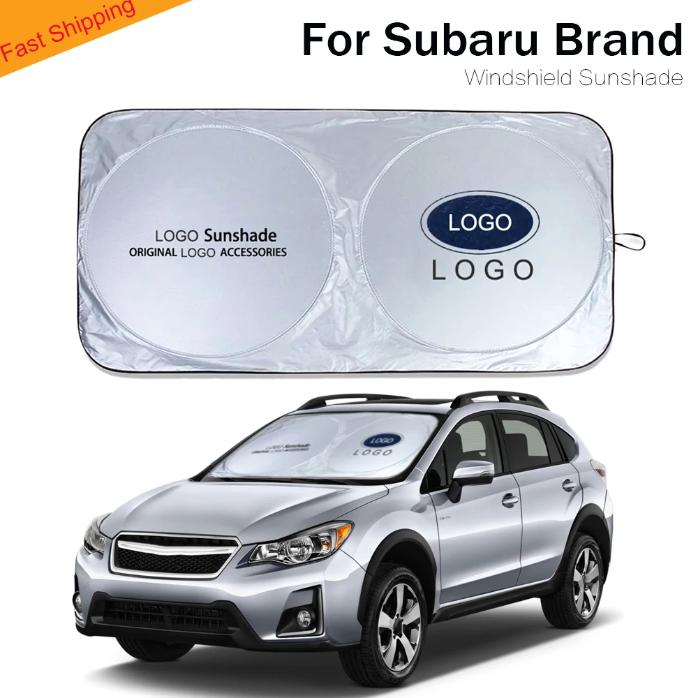 Для Subaru для лобового стекла с логотипом автомобиля солнцезащитный козырек