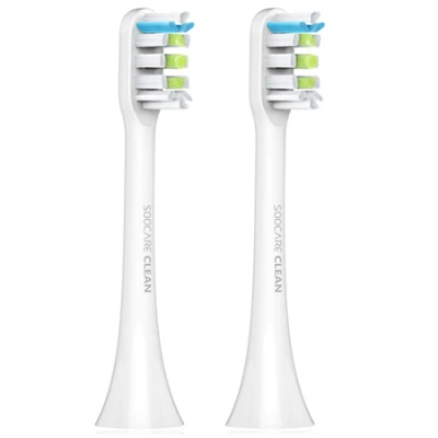 2Pcs Silver 1/2/3 шт. Замена Зубная щётка головка для SOOCAS/Xiaomi Mijia SOOCARE X3 Электрический Зубная щётка головы Уход за зубами инструмент Зубная щётка головы - Цвет: 2Pcs Silver