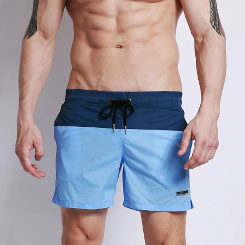 Swimwear Men Nylon Lightweight Shorts Patchwork Camouflage Men's Swim Shorts Plus Size Swimwear