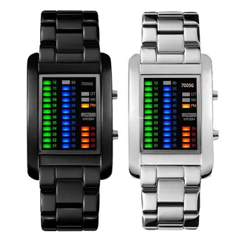 

Electronic Watches for Men And Women Models of High Quality Alloy Binary Watches with LED Lights