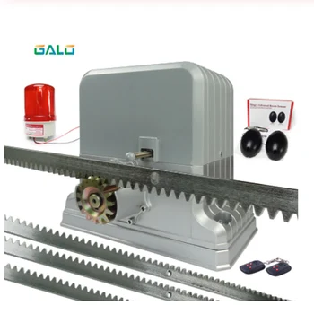 

GALO 1800kg electric sliding gate motors/automatic gate opener engine with steel racks 1 gate photocell 4 remote control