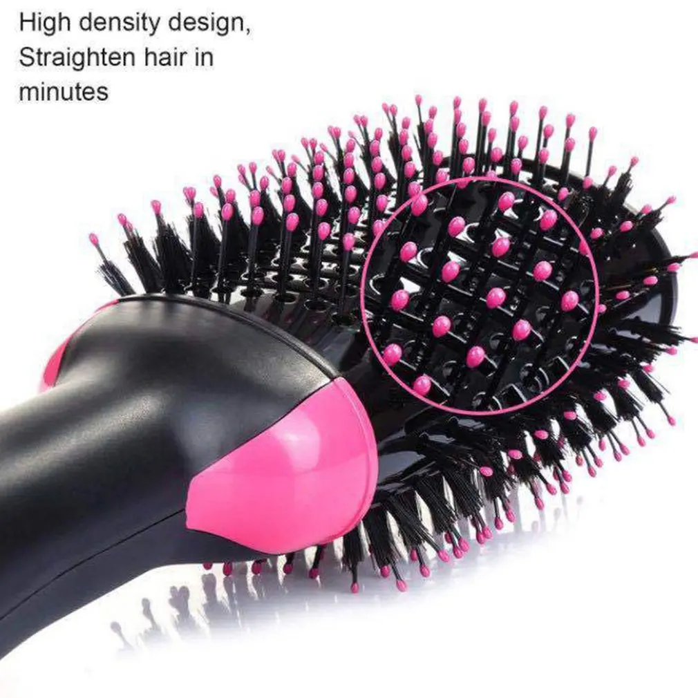 Two-In-One Hair Comb Infrared Negative Ion Hot Air Combing Straight Dual-Purpose Hair Dryer Modeling Comb