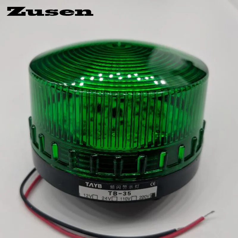 Zusen TB35 220 в зеленый красный желтый светодиодный сигнал безопасности стробоскоп