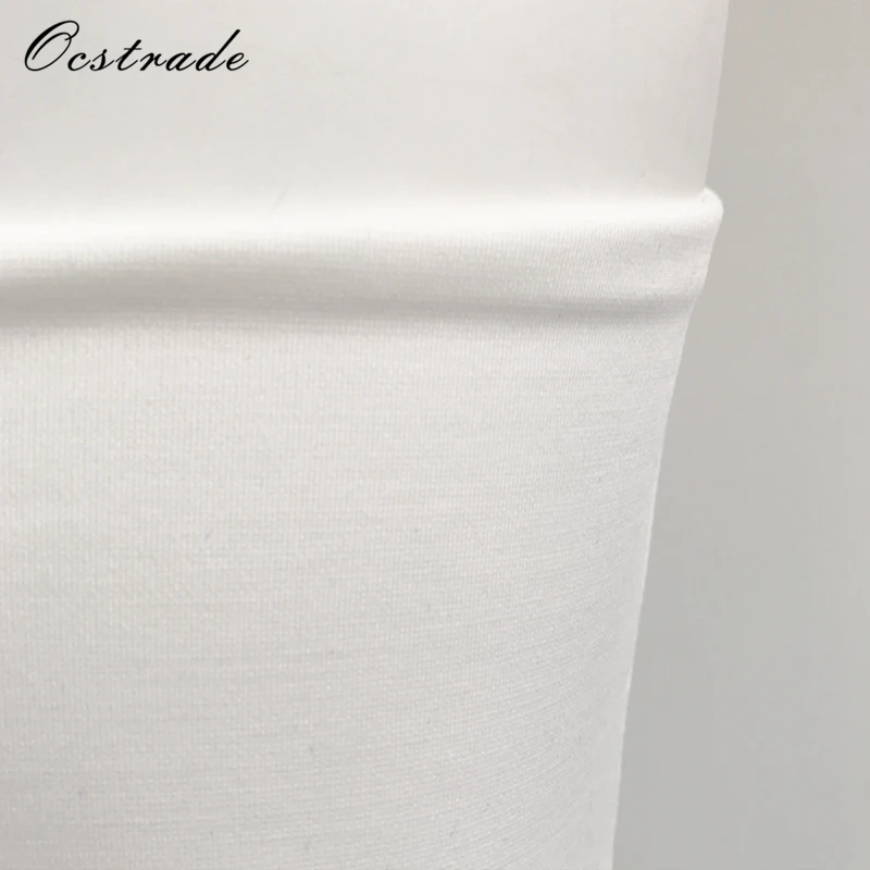 Ocstrade Сексуальная Клубная одежда без бретелек Bodycon комбинезон новое поступление белые широкие брюки комбинезоны для женщин