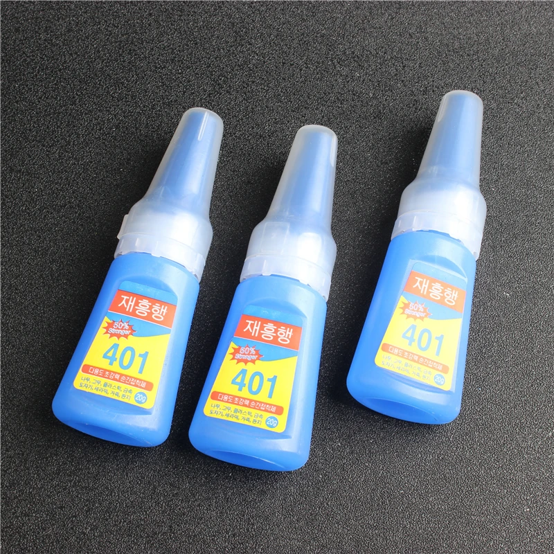 

401 international quick drying adhesive quick drying rubber rope metal glue 20g Bottle for DIY Craft TSLM1