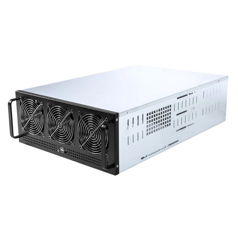 US $164.00 BTCD37T37S37 Miner Motherboard CPU Chassis Chip 8 Graphics Card Slot Memory Integrated VGA Interface Low Power Consumption