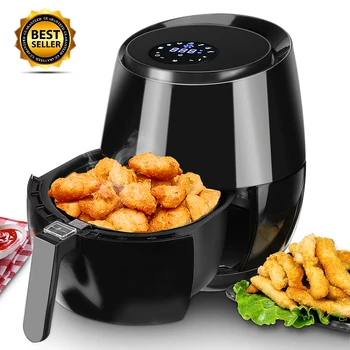 

1400W/1350W Electric Deep Fryer Air Fryer Digital LED Touch Screen Timer Temperature Control Power Air Fryer Eletric Air Frier