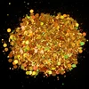 50G Holographic Mixed Hexagon Shape Chunky Nail Glitter Silver Sequins Laser Sparkly Flakes Slices Manicure Nails Art Decoration ► Photo 3/6