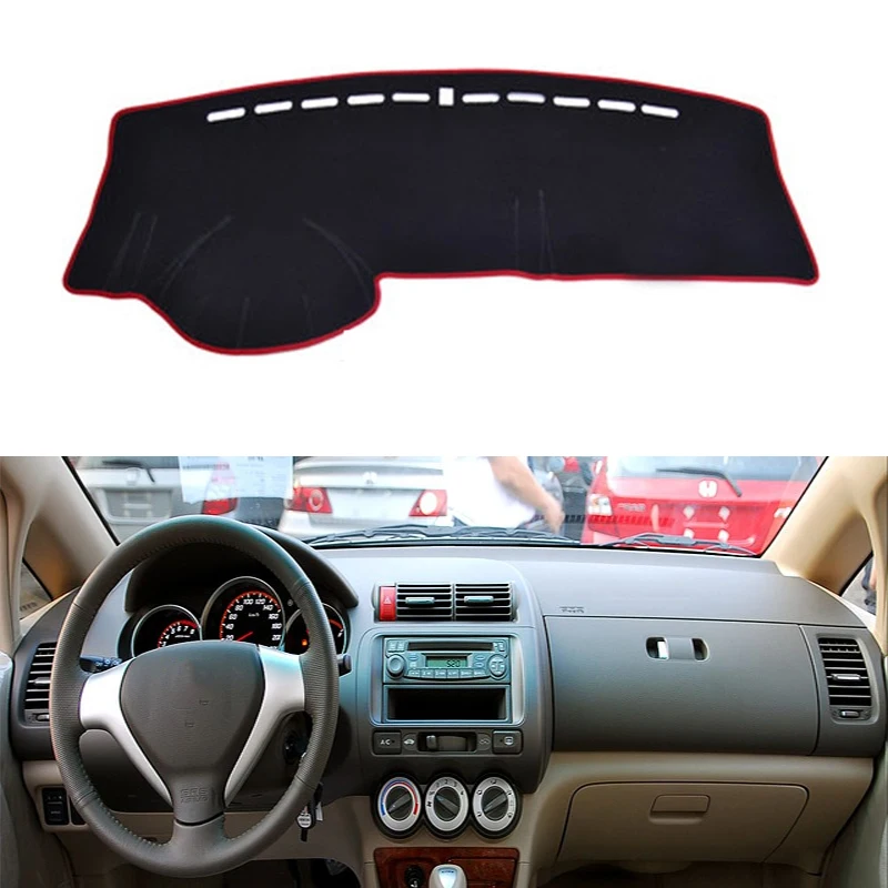 Для Honda city 2004 2005 2006 2007 крышка приборной панели Защита от солнца тенты коврик ковер автомобильные наклейки аксессуары для интерьера