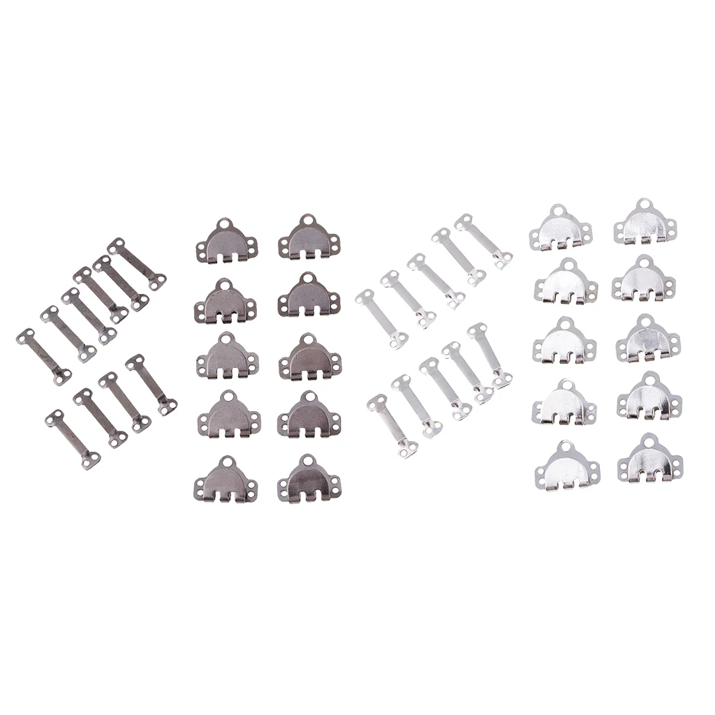 10 Sets Metal Sewing Hooks and Eyes Closure for Trousers Skirt Dress DIY Crafts