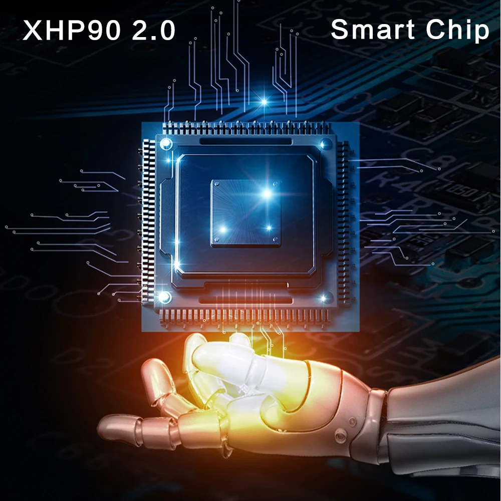 Самый мощный ful XHP90.2 тактический фонарик Высокая мощность водонепроницаемый