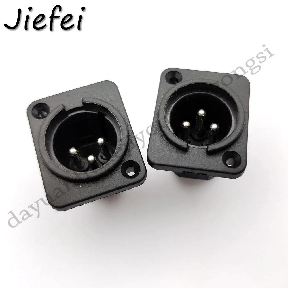 20 шт. XLR 3 pin Панель Крепление Мужской Шасси Разъем