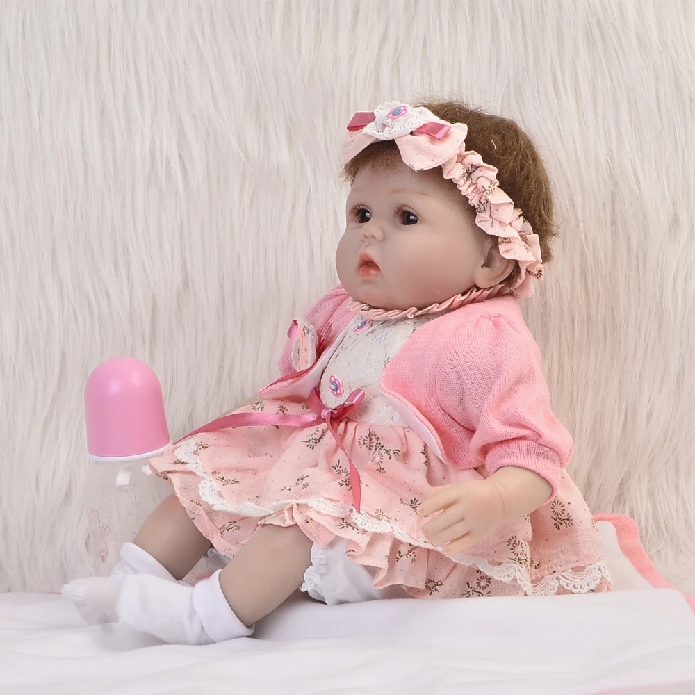 Bebes кукла трансфер до возрождаются куклы 43 см для ухода за ребенком для мам, мягкие силиконовые перерожденные куклы Boneca младенец получивший новую жизнь Кукла, игрушки для девочек Подарочная кукла npk