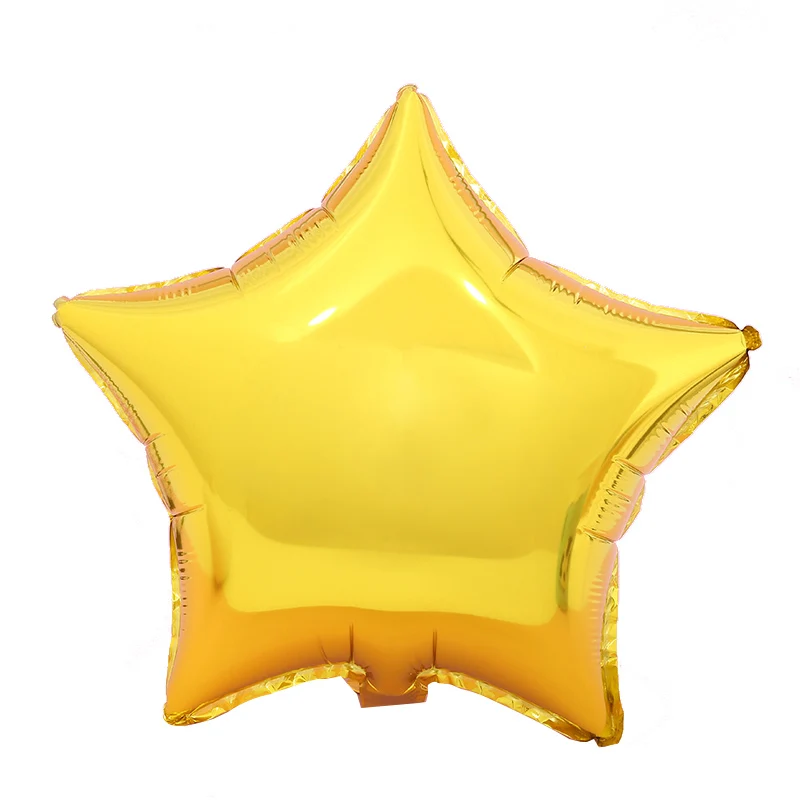 gold star 6 шт., фольгированные шары для свадьбы и дня рождения, украшение стола, девичник для мальчиков и девочек, девичник, вечерние украшения - Цвет: gold star