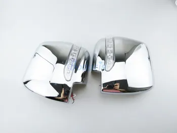 

Side Wing Mirror Cover Rear View Overlay With Without LED Lamp Chrome Car Styling 2005-2018 For Toyota Hiace Accessories