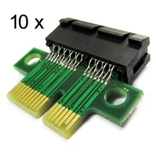 10 единиц-PCI Express(PCIe, PCI-e) 1X Riser Адаптерная плата, адаптер расширения для защиты слота PCIe