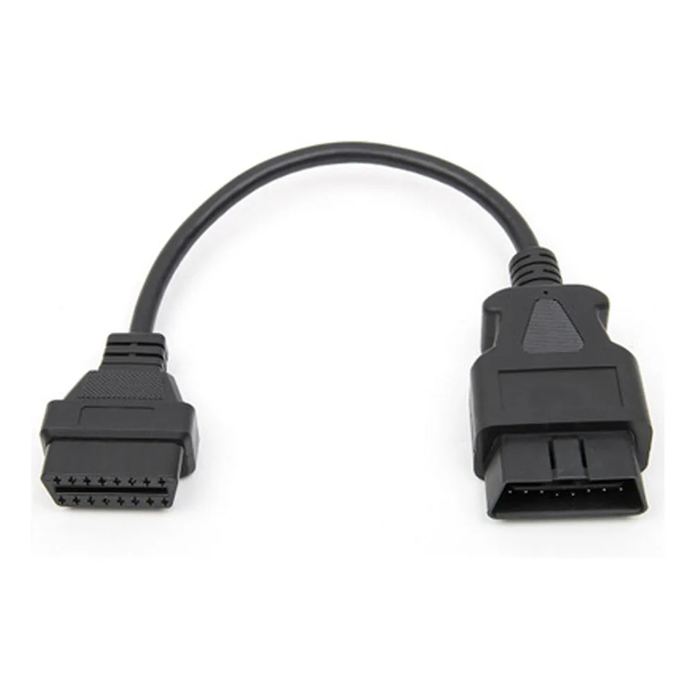 Кабель разветвитель KWOKKER OBD II 16 контактный переходник 2 кабель удлинитель штырь