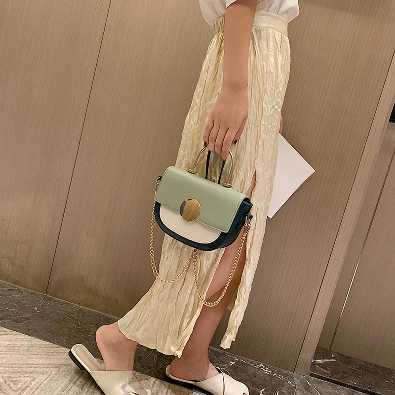 

Luxury Handbags Women Bags Designer PU Leather Chains Ladies Shoulder Crossbody Bags Female Designer Small Totes Handbags