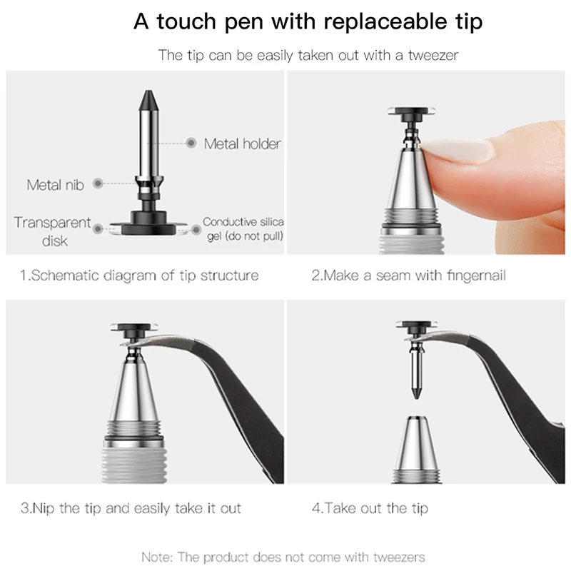 Stylus Pen iPad Stylus Touch Screen For Apple Pencil 2 iPad Pro 9.7 10.5 12.9 Tablet iPhone