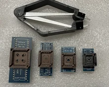 PLCC44 PLCC32 PLCC28 PLCC20 presa adattatore + estrattore PLCC per programmatore RT809H TL866II PLUS