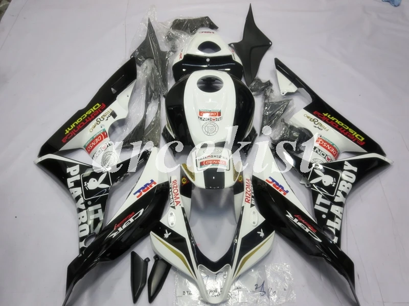 Мотоцикл литья под давлением обтекатель Подходит для Honda CBR600RR CBR 600RR F5 2007 2008 CBR 600 RR CBR600 07 08 Обтекатели белый черный