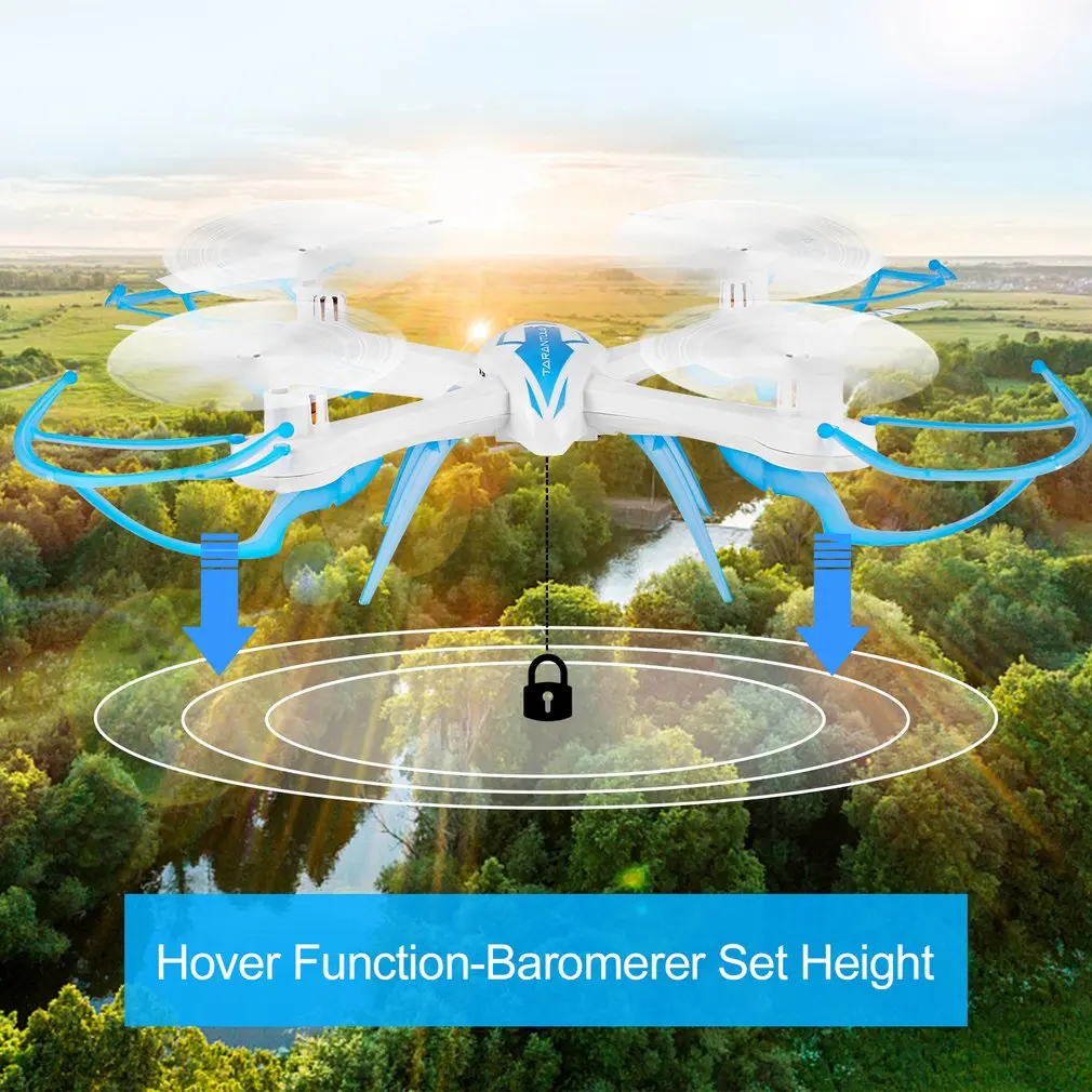 2,4G 4 канала мини-Квадрокоптер с дистанционным управлением Drone игрушка «Безголовый» режим один ключ автоматический возврат одним нажатием кнопки дрона с дистанционным управлением прокатки прочный готов к использованию