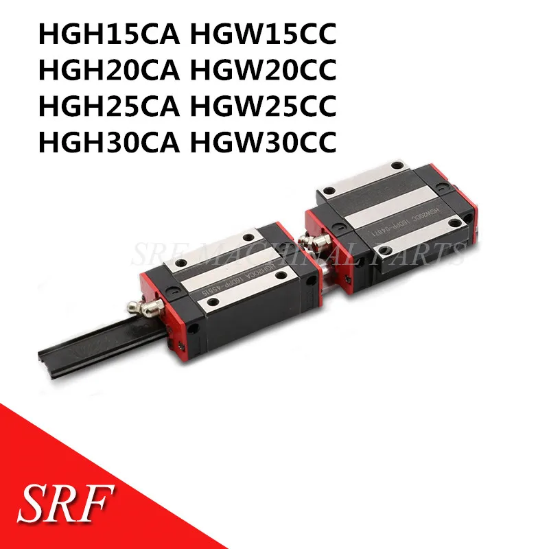 HGH25CA CNC set 6 HIWIN Linear guide rail carriages Profiles HGH20CA