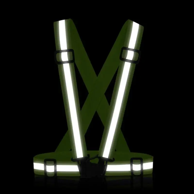 Safe Reflective Safety Vest Reflective Band Vest Safety Bright For Work Signal For Night Work Running Cycling reflective safety vest