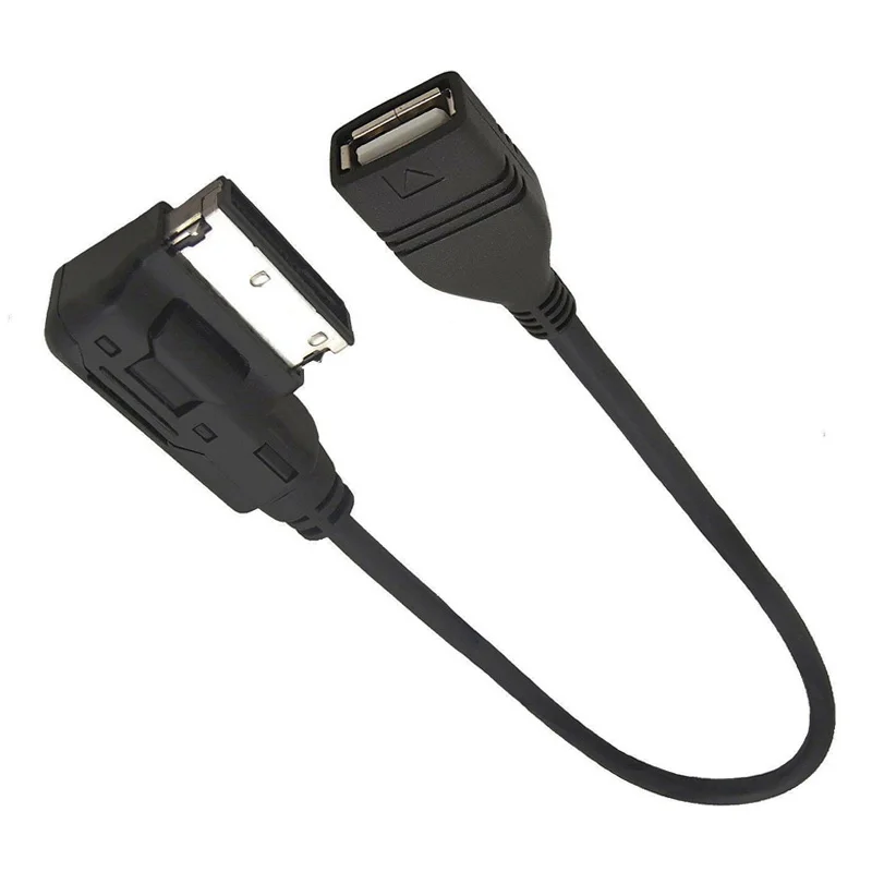 Черный Автомобильный MDI музыкальный интерфейс кабель-адаптер USB AUX шнур для Beetle Tiguan Golf