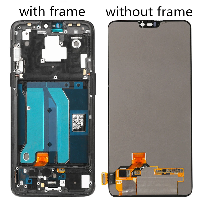 

100% TEST BEST quality LCD For 6.28" LCD Display Touch Screen Digitizer Assembly For Oneplus 6 1+ 6 A6000 With Frame Assembly