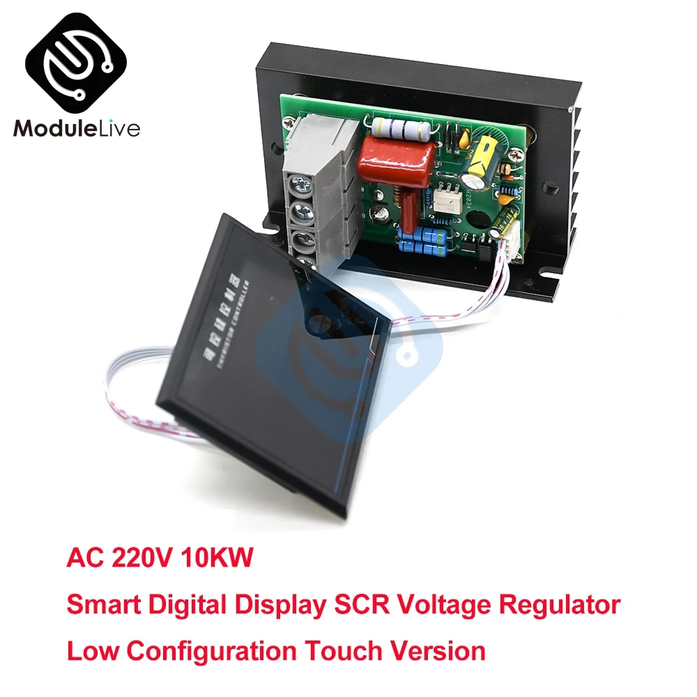10KW SCR Super Power Electronic Digital Regulator Dimmer Speed Thermostat H1 