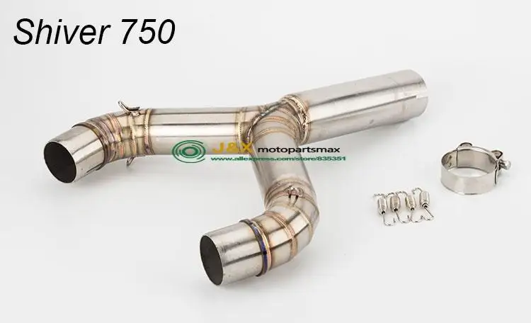 Выхлопная труба из углеродного волокна для мотоцикла Aprilia SHIVER 750 shiver750 с