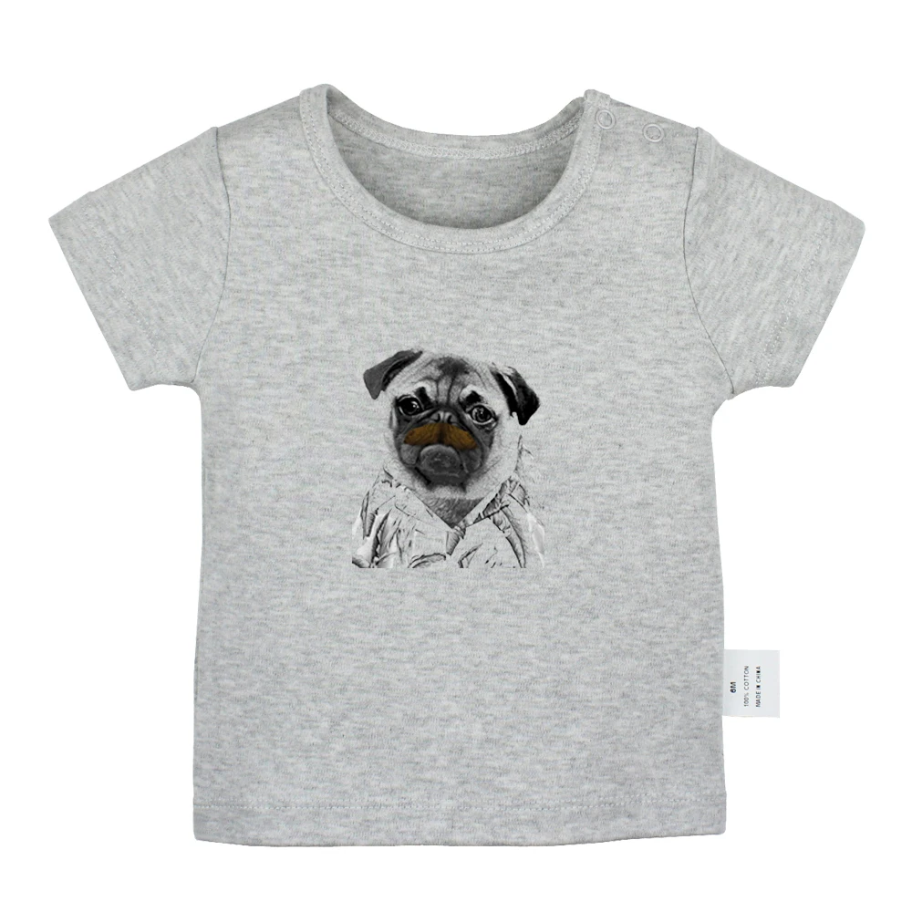をフランク パグ Mib メン イン ブラック犬動物デザイン新生児 Tシャツ幼児グラフィック半袖 Tシャツトップス Aliexpress