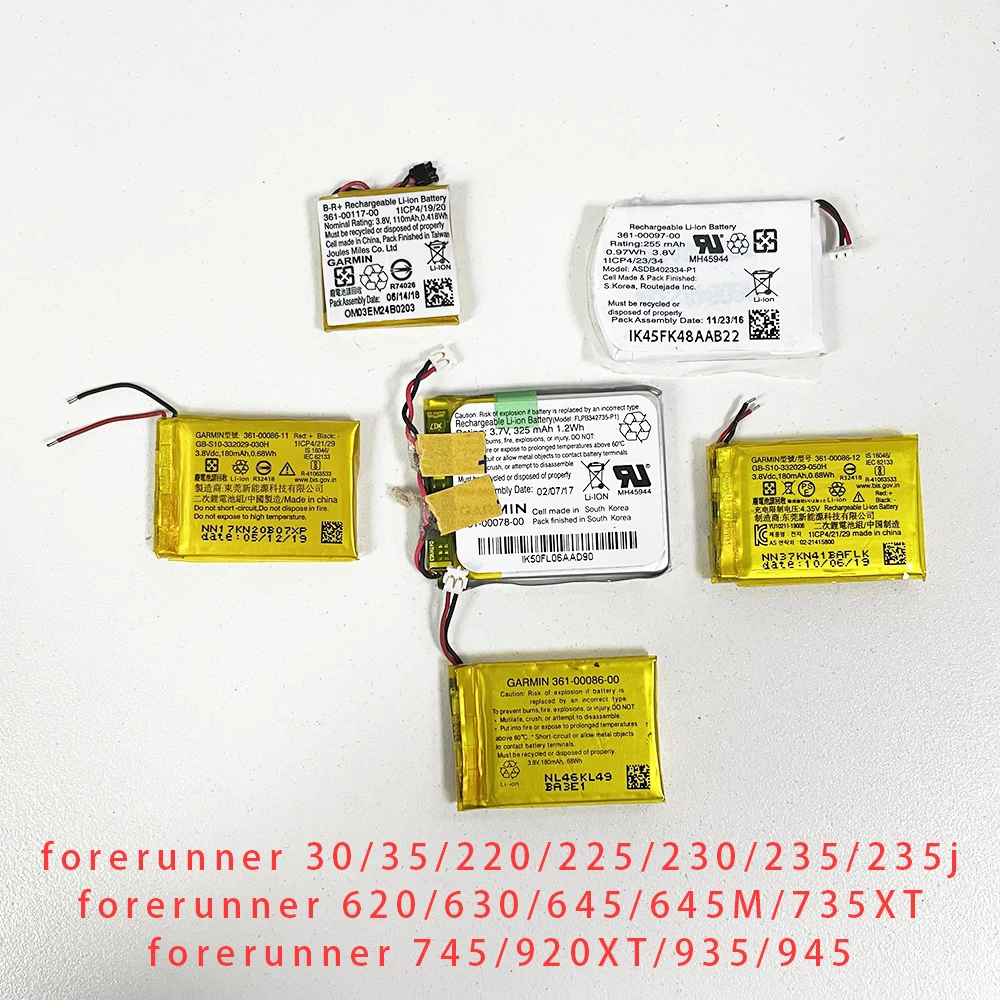 

Smart Li-ion Battery For GARMIN Forerunner 30/35/220/225/230/235/620/630/645/645M/735XT/745/920XT/935/945 Part