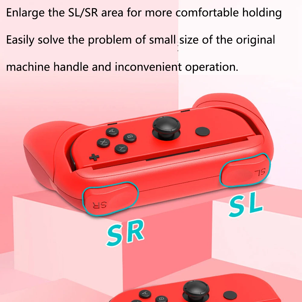 2 PCS Left+Right Joycon Bracket Stand Holder For Nintendo Switch NS Joy-Con Controller Gamepad Hand Grip Accessories